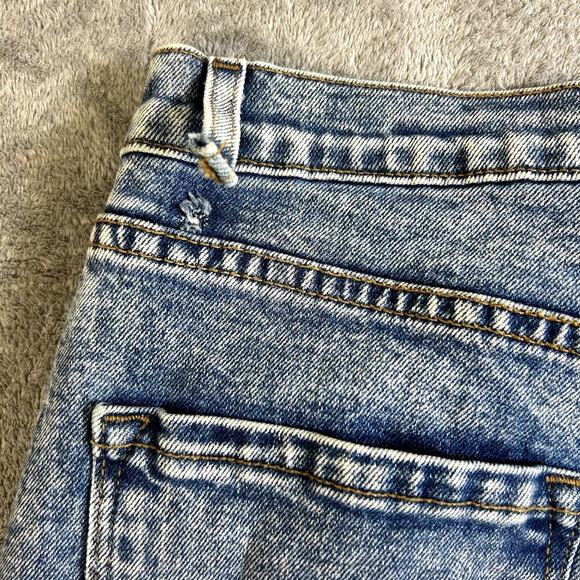 VTG Swank A Posh Wide Leg Baggy Jeans Distressed Y2K Skater Grunge USA Size 6 - Picture 9 of 10